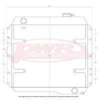 55mm Radiator w/ 16" SPAL Fan Mounts (LC 45 Series 82)