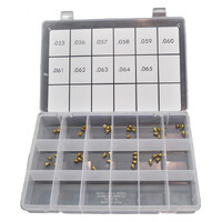 Air Bleed Assortment Kit .055" - .065" 36-55 Carrying case included