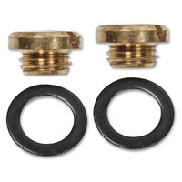 Brass Sight Plug & Gasket Pack of two