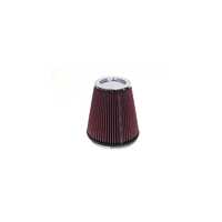 Universal Clamp-On Air Filter - 6" ID x 7.5" Base OD x 5" Top OD x 8" H x 0.625" FL - Metal Top