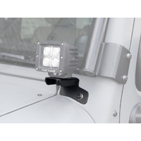 Windshield Spot Light Brackets (Wrangler JK/JKU 07-18)