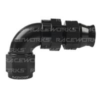 Female An-8 To 1/2" Tube 90Deg Adapter