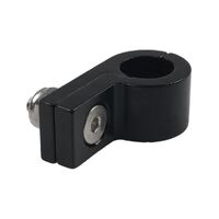 3/16"/4.8mm Aluminium P Clamp - Black