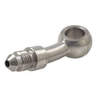 AN-4 20 Degree Male Flare to 11.2mm Banjo Stainless