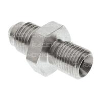 Metric Male M10X1.0 To Male Flare An-4 Stainless Steel Dual Seal