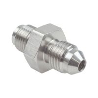 3/8" x 24 UNF Male to AN-3 Male Flare Dual Seal Stainless