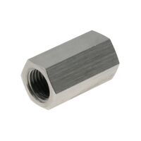 Stainless 3/8"-24 Inverted Flare Union