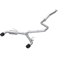 3" Cat-Back Dual Rear Active Profile (Elantra 22-23) - T304 Stainless Steel