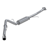 3" Cat Back, Single Side (Cadillac/Escalade 07-10) - Aluminized Steel - T304 Stainless Steel Tip