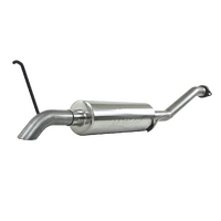 2.5" Cat Back, Before Axle Turn Down (Colorado/Canyon 04-12) - Aluminized Steel - T304 Stainless Steel Tip