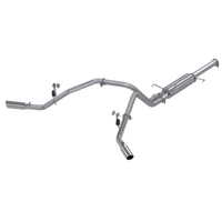 2.5" Cat Back, Dual Split Side (Ram Hemi 03) - Aluminized Steel - T304 Stainless Steel Tip