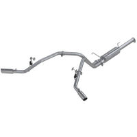 2.5" Cat Back, Dual Split Side (Ram Hemi 04-05) - Aluminized Steel - T304 Stainless Steel Tip