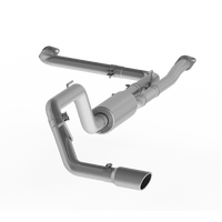 3" Cat Back, Single Side (Titan XD 16-21) - Aluminized Steel - T304 Stainless Steel Tip