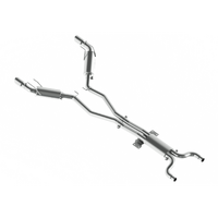 3" Dual Cat Back Round Tips (Camaro 10-15) - T409 Stainless Steel