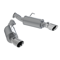 2.5" Dual Mufflers Axle Back Split Rear (Mustang 05-10)