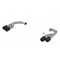 2.5" Axle Back with Quad 4" Dual Wall Tips Non Active Exhaust (Mustang 18-23) - T304 Stainless Steel