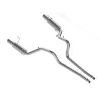 3" Cat Back Dual Split Rear Street Version (Mustang 05-09/Shelby 07-10) - T409 Stainless Steel