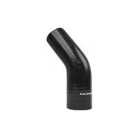 1-1.5"/25-38mm 45 Degree Silicone Elbow - Black