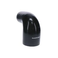 3.75-4"/95-102mm 90 Degree Silicone Elbow - Black