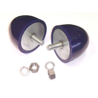 Bump Stop Bush Kit 90 Duro Short Bolt 50mm High - Front