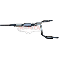 Cat Back Exhaust System, Center Muffler & Rear Muffler (Silverado 1500 14+)