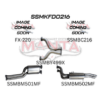 Dual 3in Exhaust with Extractors Muffler/Muffler (Falcon FG 08-16)