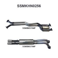 Dual 2.5in Cat Back Muffler/Muffler (Crewman VY/VZ 03-07)