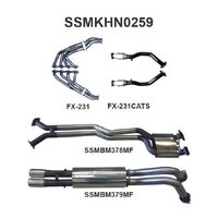 Dual 2.5in Exhaust with Extractors Muffler/Muffler (Crewman VY/VZ 03-07)