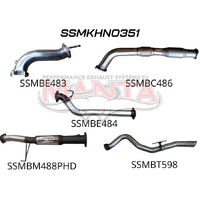 Exhaust Full System with Cat & with Hotdog (Rodeo RA 03-08)