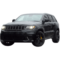 Dual 3in Cat Back Stainless Steel with Quad Black Tips - Medium (Grand Cherokee WK2 21+) - Black