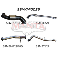 Exhaust Full System with Cat No Muffler (Triton MN 09-14)