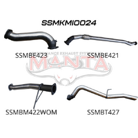 Exhaust Full System without Cat & Muffler (Triton MN 09-14)