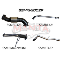 Exhaust Full System with Cat No Muffler (Triton MN 09-14)