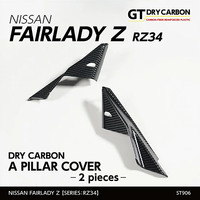 Drycarbon A Pillar Covers (400Z/Fairlady Z 22+)