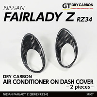 Drycarbon Demister Vent Cover 2pcs (400Z/Fairlady Z 22+)