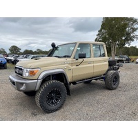 Wide Legal Bolt In Coil Conversion 3 Inch Lift Suits 33-34 Inch Tyres Track Corrected Chromoly Diamond Diff 4.2T GVM Dual Cab VSC Models (LandCruiser 