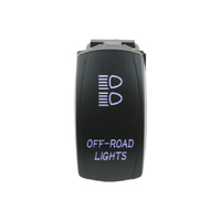 Rocker Switch Off-road Lights Blue LED Each