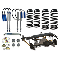 2 Inch 50mm Lift Kit w/2.5 Remote Reservoir Shocks Front and Rear Non-VSC Models (LandCruiser 79 Series)