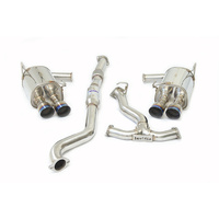 Q300 Turbo Back Exhaust w/Ti Straight Cut Tips (WRX VA 15-21) Auto