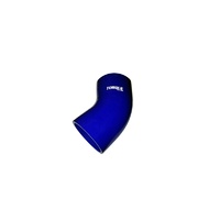 45 Degree Silicone Elbow - 2.25 inch, Blue