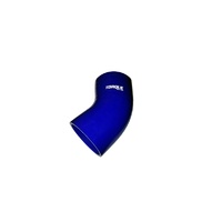 45 Degree Silicone Elbow - 2.5 inch, Blue