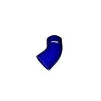 45 Degree Silicone Elbow - 2 inch, Blue