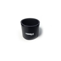 Straight Silicone Coupler - 2.5in, Black