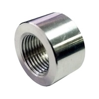 Weld Bung 3/8in -18 NPT Female - Aluminium