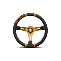 Steering Wheel Drifting BLK/Orange 350mm