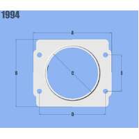 Mass Air Flow Sensor Adapter Plate for Subaru Applications