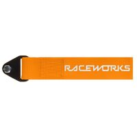 Fluoro Orange Flexible Tow Strap