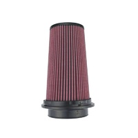 8-Layer Oiled Cotton Gauze Air Filter - 4" Flange ID, 6.0" Twist Lock Base / 8.80" Media Height / 4" Top