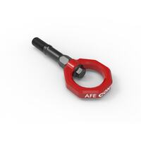 aFe CONTROL Front Tow Hook Red