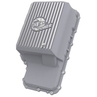 aFe 20-21 Ford Truck w/ 10R140 Transmission Pan Raw POWER Street Series w/ Machined Fins